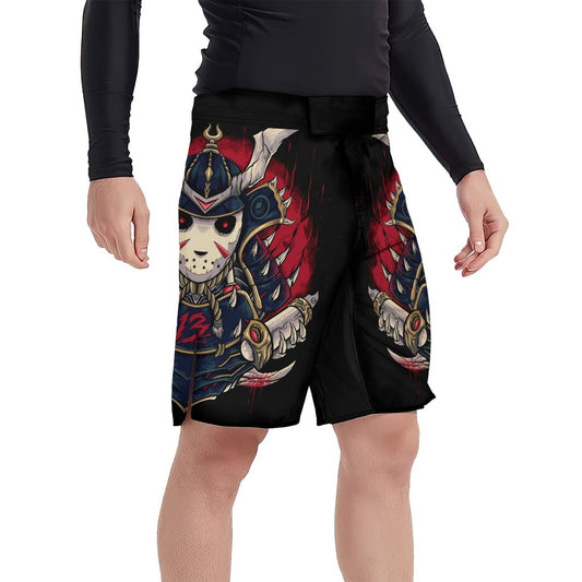 Jason Voorhees Samurai Fight Shorts - BattleFitGear
