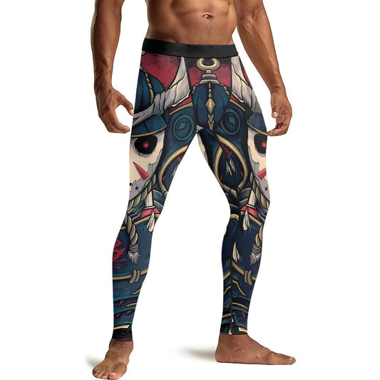Jason Voorhees Samurai Men's Compression Leggings - BattleFitGear