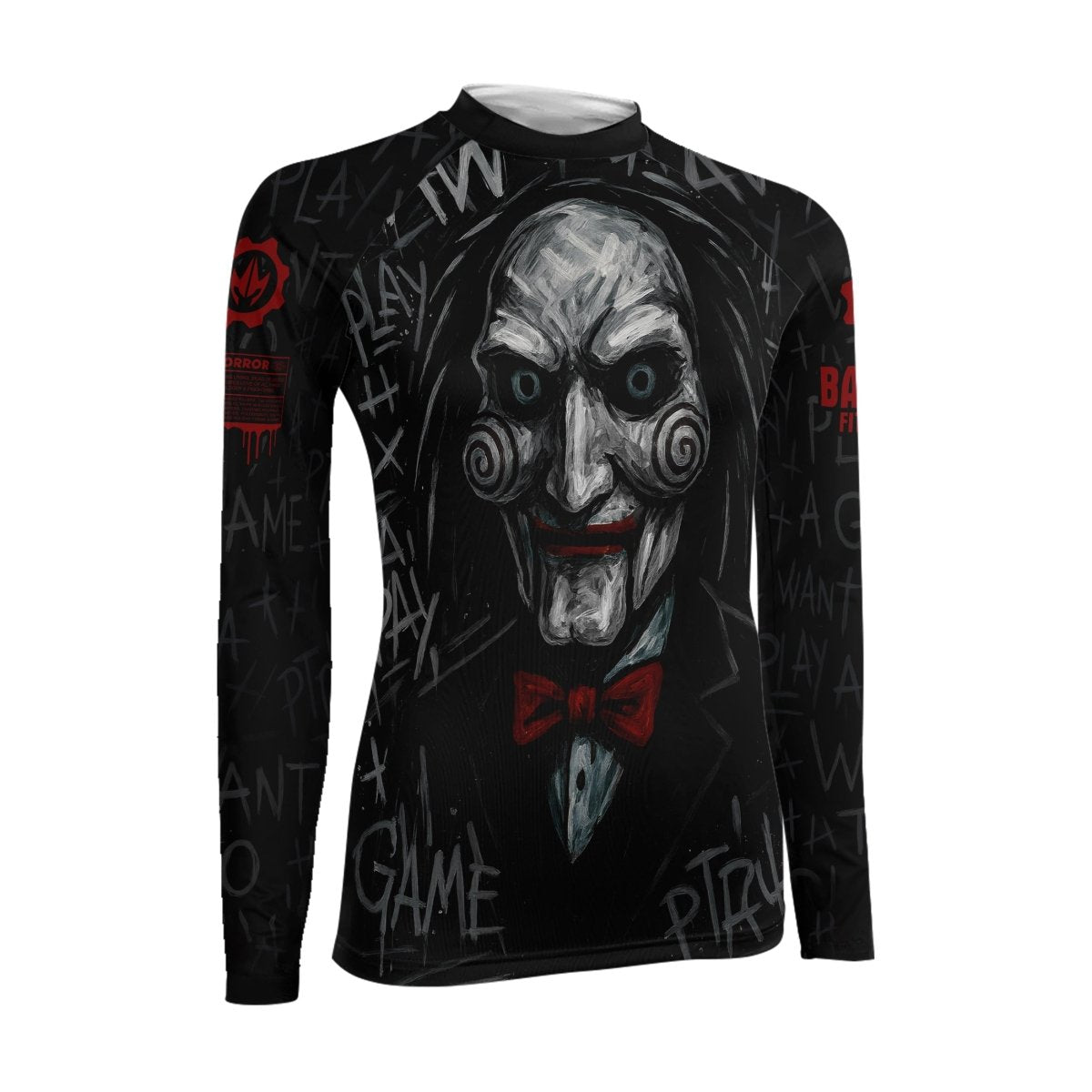 Jigsaw Game Women's Long Sleeve Rash Guard - BattleFitGear