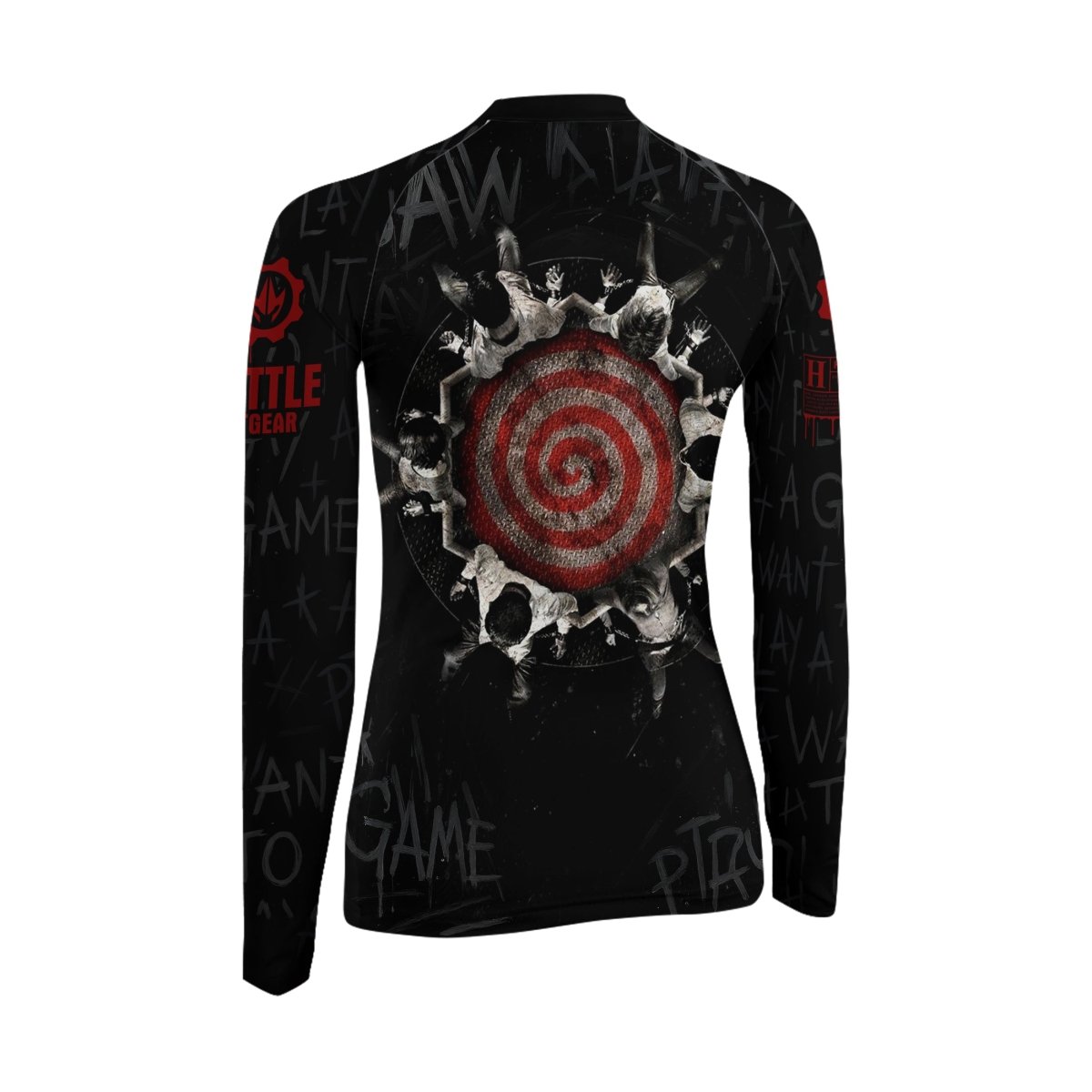 Jigsaw Game Women's Long Sleeve Rash Guard - BattleFitGear