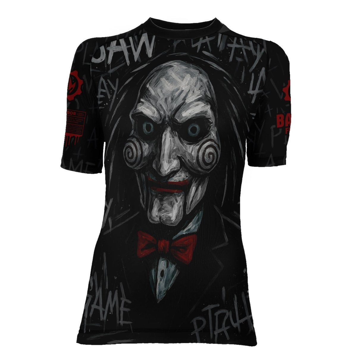 Jigsaw Game Women's Short Sleeve Rash Guard - BattleFitGear