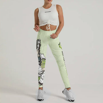 Jiu Jitsu Frankenstein Leggings - BattleFitGear