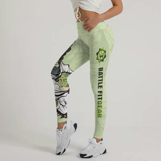 Jiu Jitsu Frankenstein Leggings - BattleFitGear