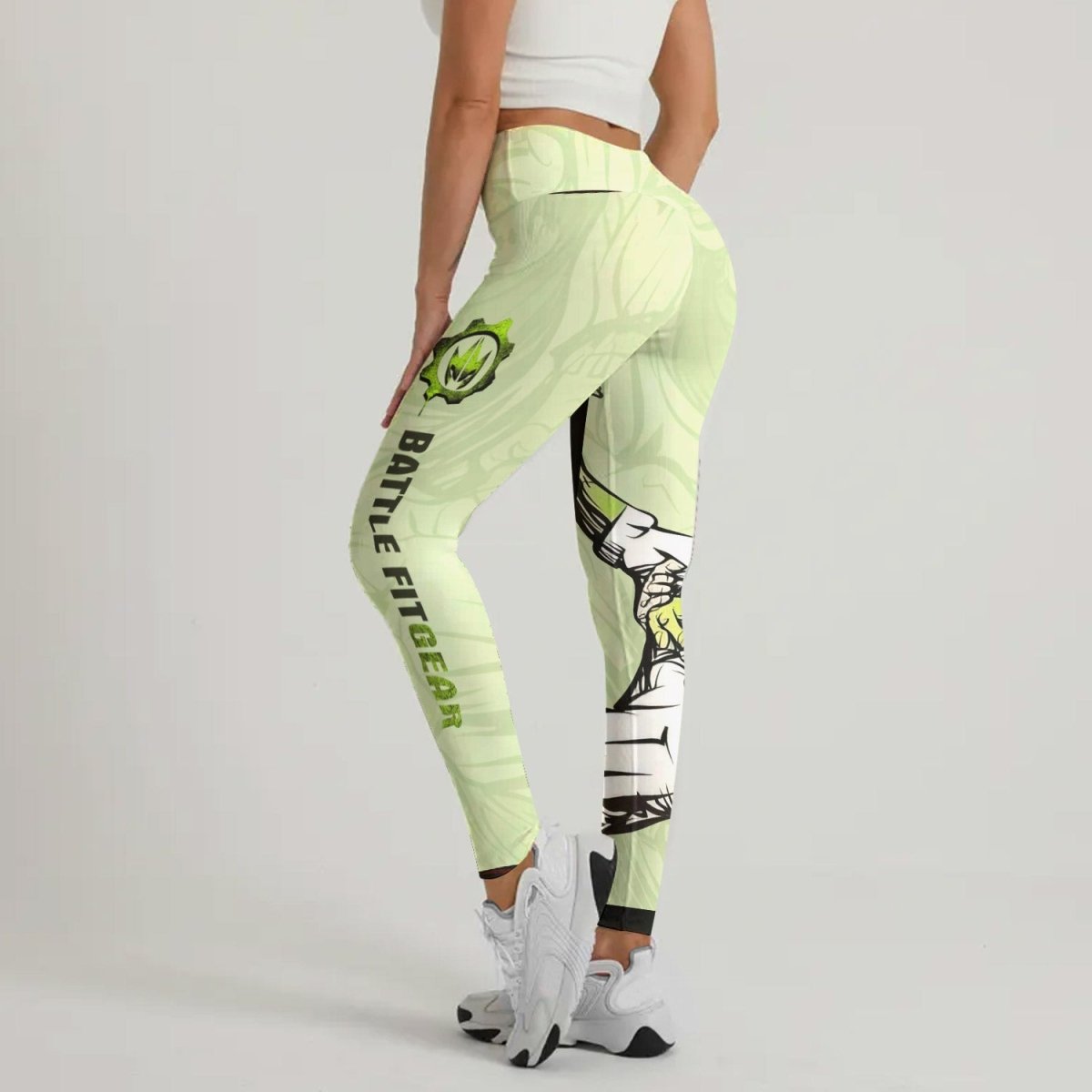 Jiu Jitsu Frankenstein Leggings - BattleFitGear