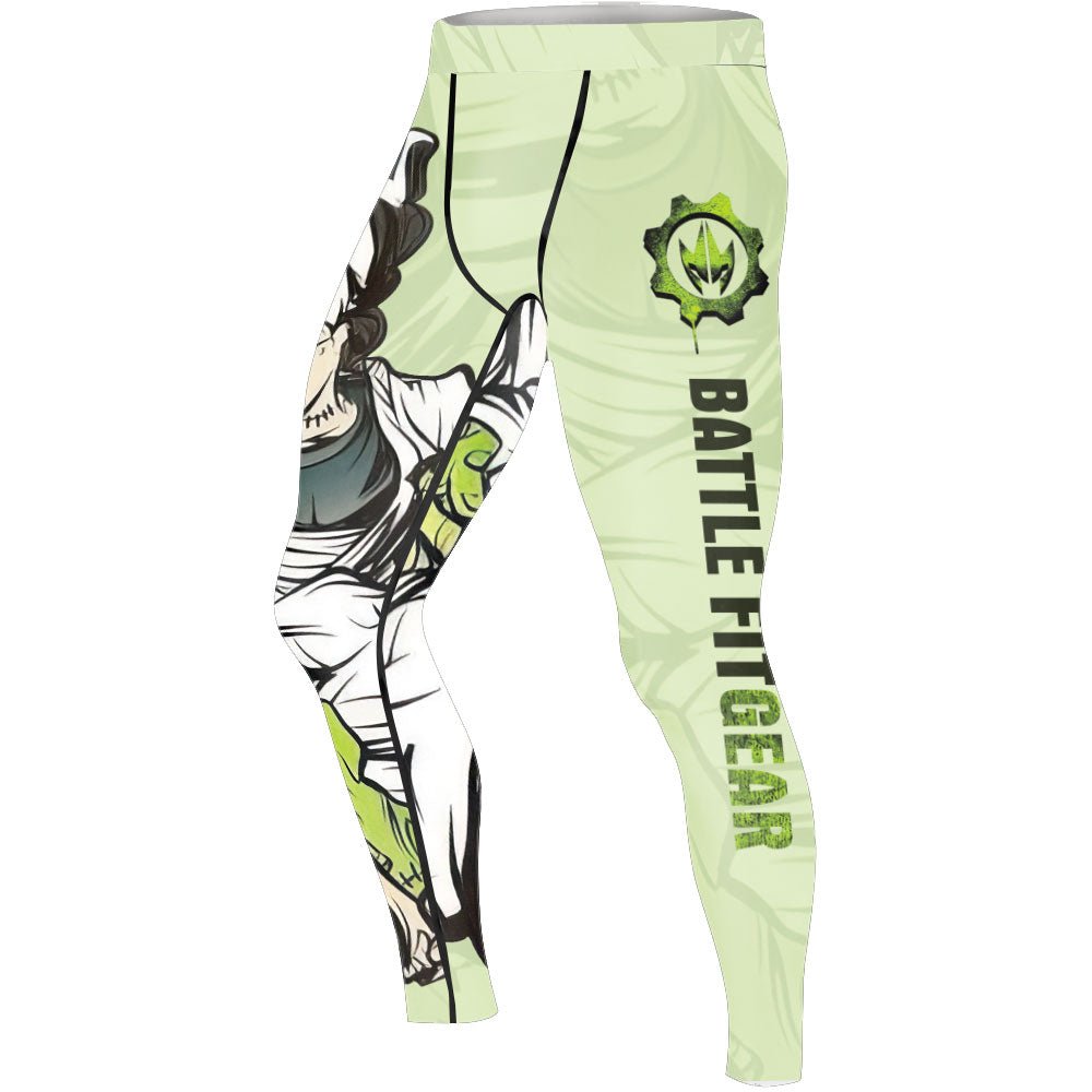 Jiu Jitsu Frankenstein Men's Compression Leggings - BattleFitGear