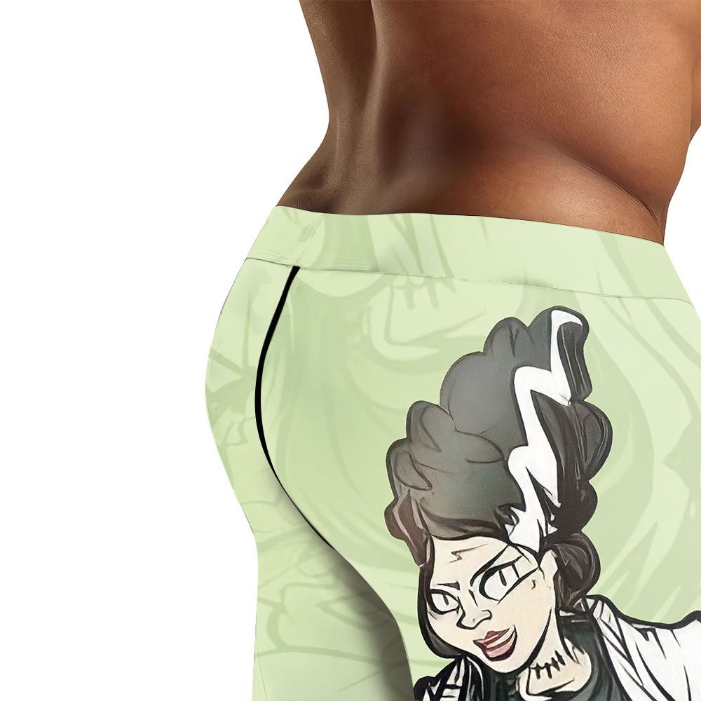 Jiu Jitsu Frankenstein Men's Compression Leggings - BattleFitGear