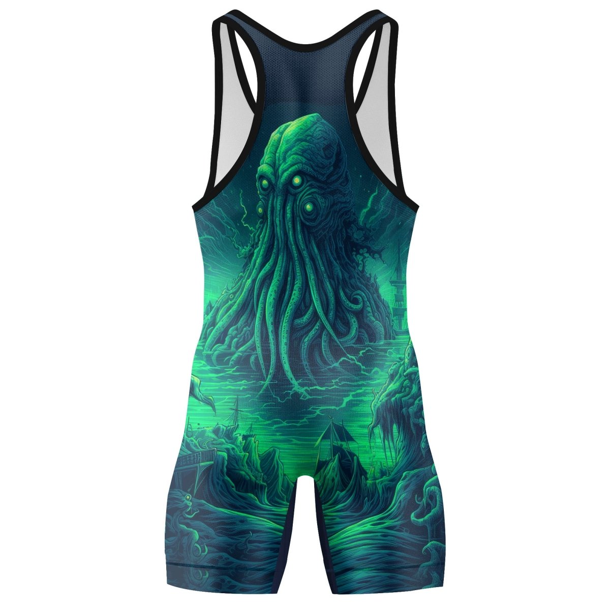 King Of DarkSea Cthulhu Wrestling Singlets - BattleFitGear