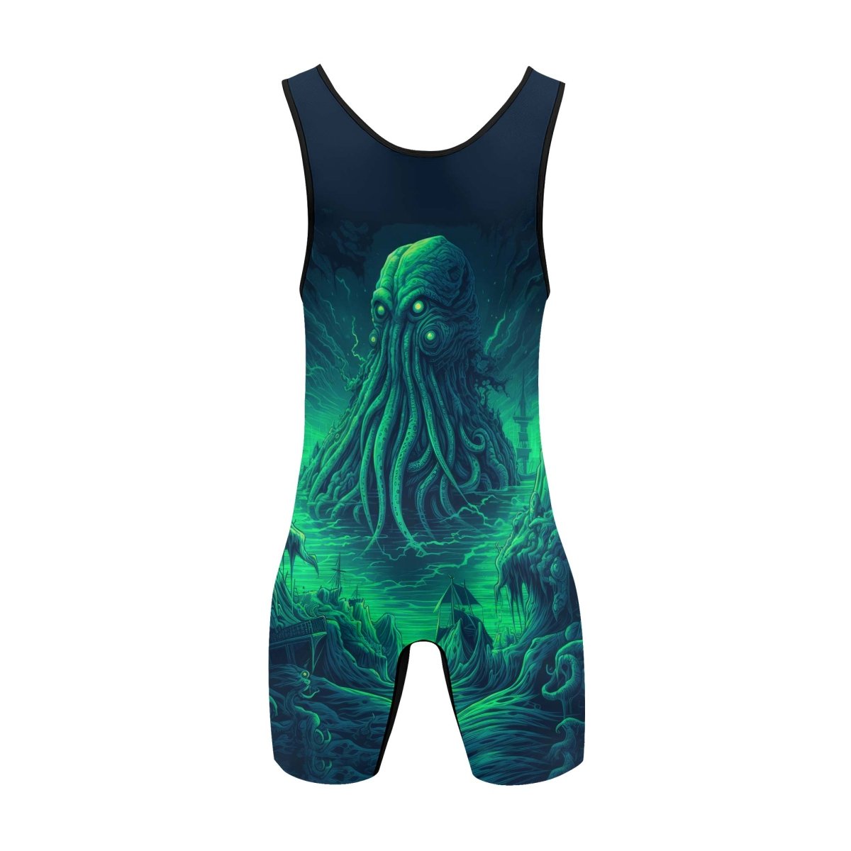 King Of DarkSea Cthulhu Wrestling Singlets - BattleFitGear