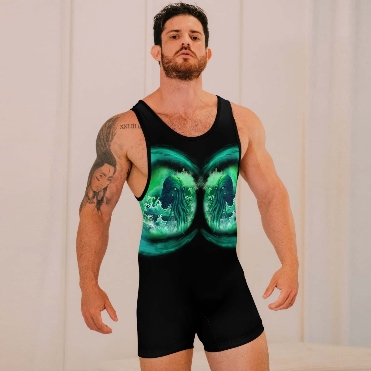 King Of DarkSea Cthulhu Wrestling Singlets - BattleFitGear