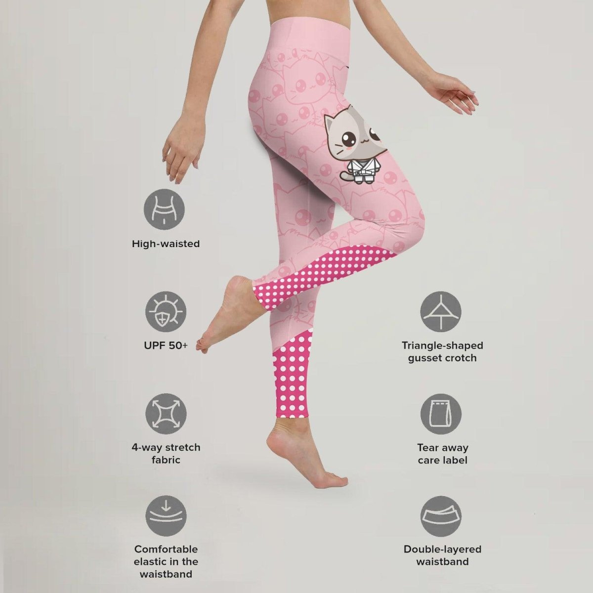 Kimeora Pink Leggings - BattleFitGear