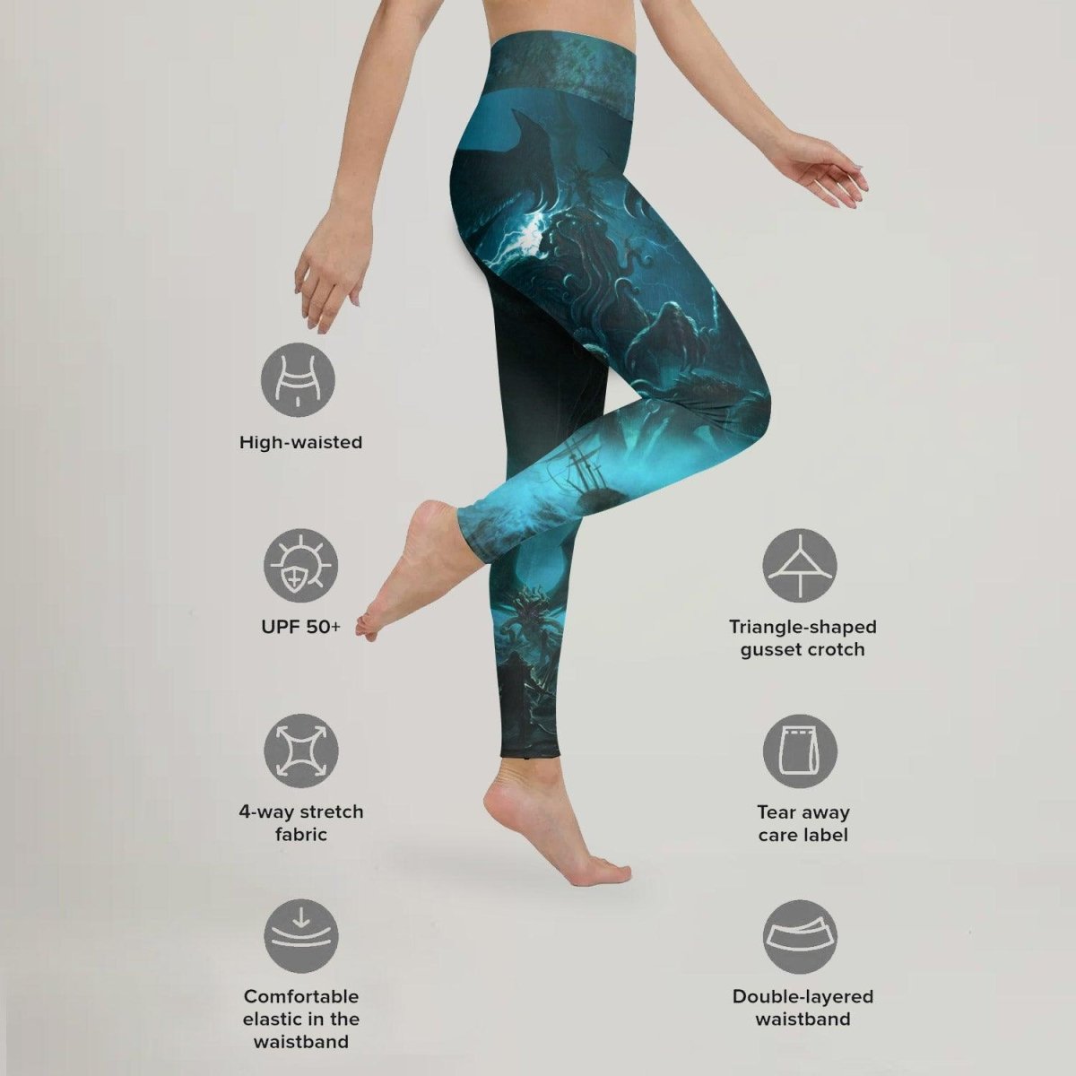 Crew Of Chulhu Leggings - BattleFitGear
