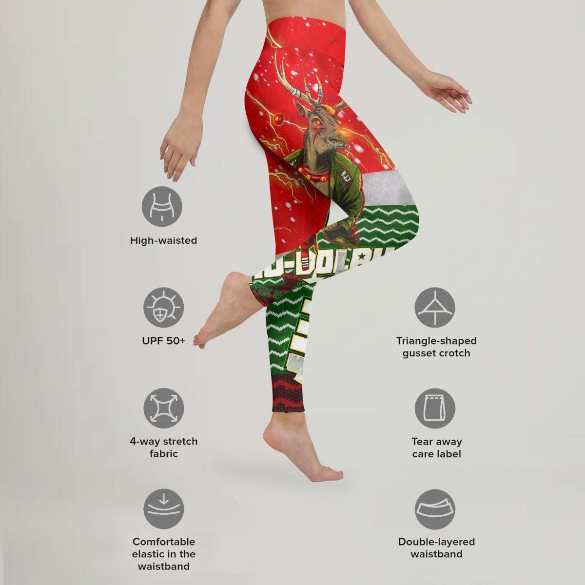 Hu - Dolph Christmas Leggings - BattleFitGear