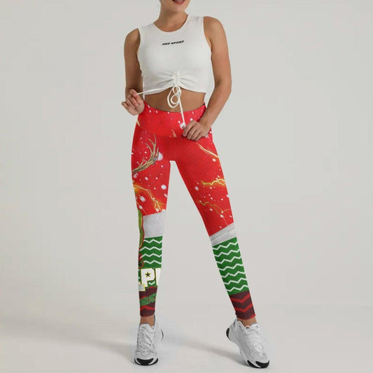 Hu - Dolph Christmas Leggings - BattleFitGear