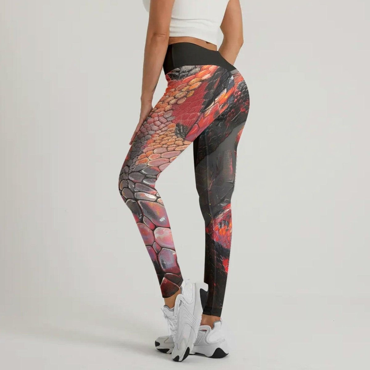 Red Viper Leggings - BattleFitGear
