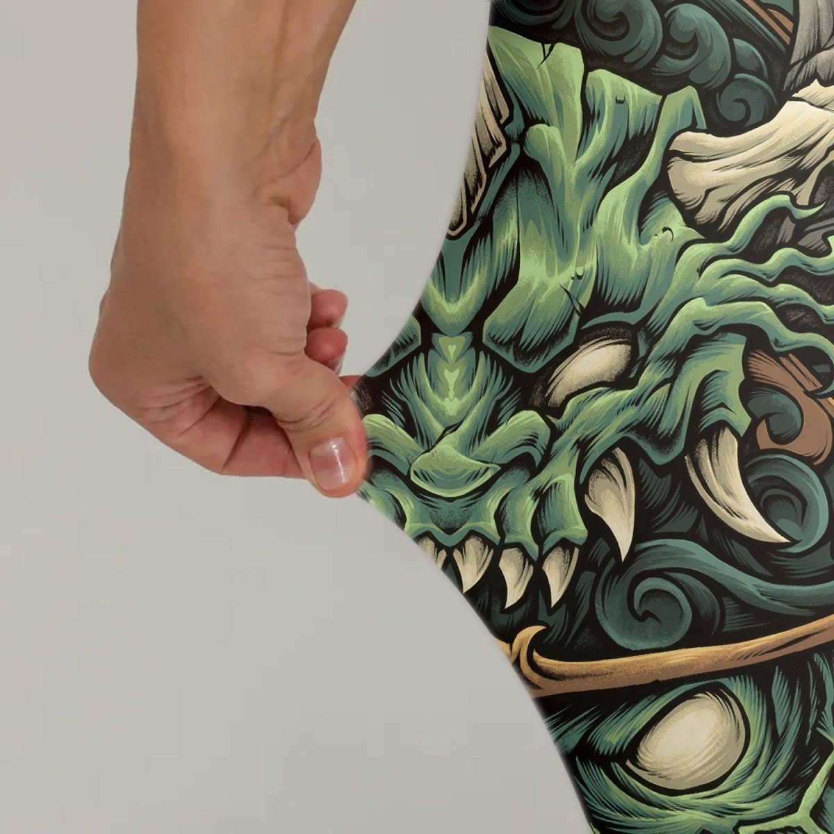 Evil Japanese Samurai Leggings - BattleFitGear