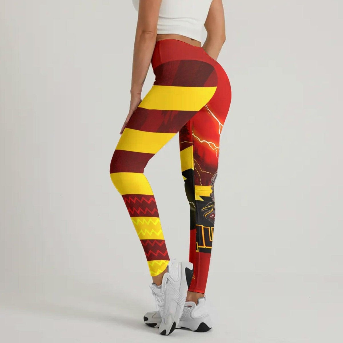 Hudolph The Red Belt Reindeer Leggings - BattleFitGear