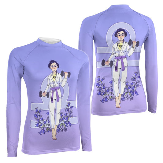 Libra Mom Women's Long Sleeve Rash Guard - BattleFitGear