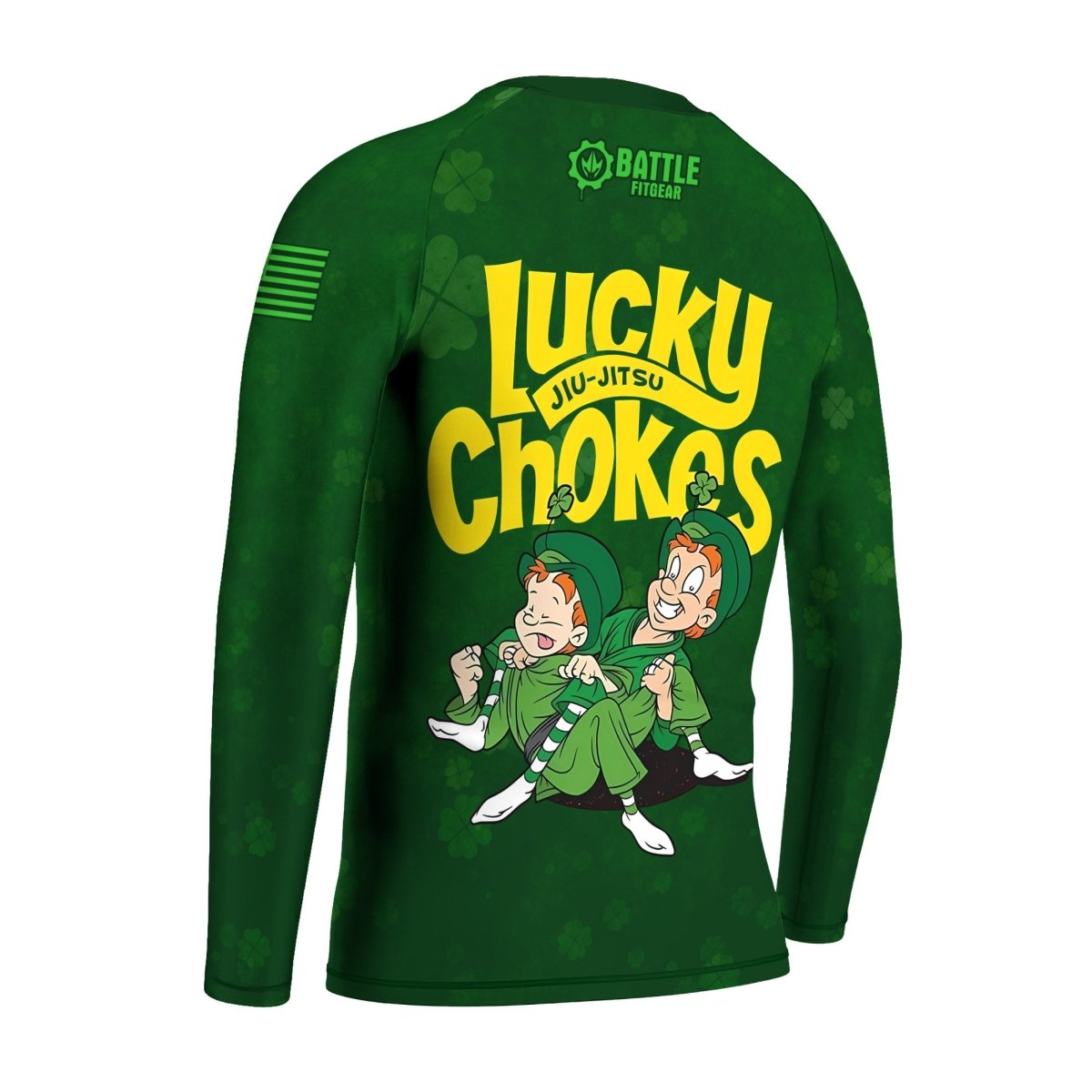Lucky Jiu - Jitsu Choke Kids Rash Guard - BattleFitGear