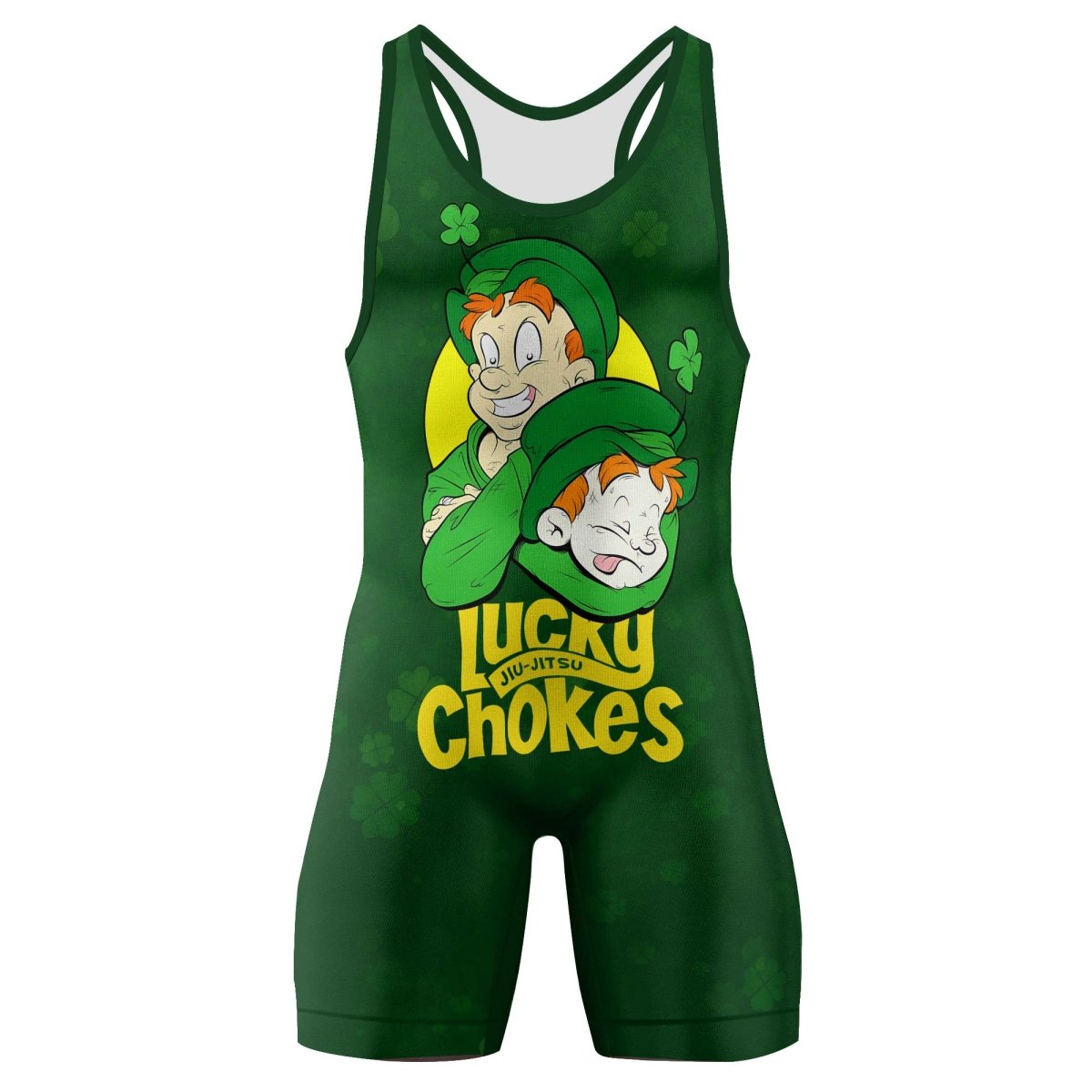 Lucky Jiu - Jitsu Choke Wrestling Singlets - BattleFitGear
