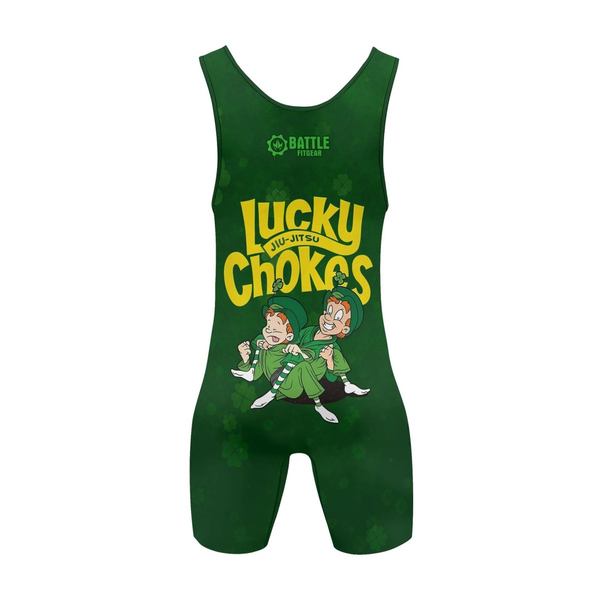 Lucky Jiu - Jitsu Choke Wrestling Singlets - BattleFitGear