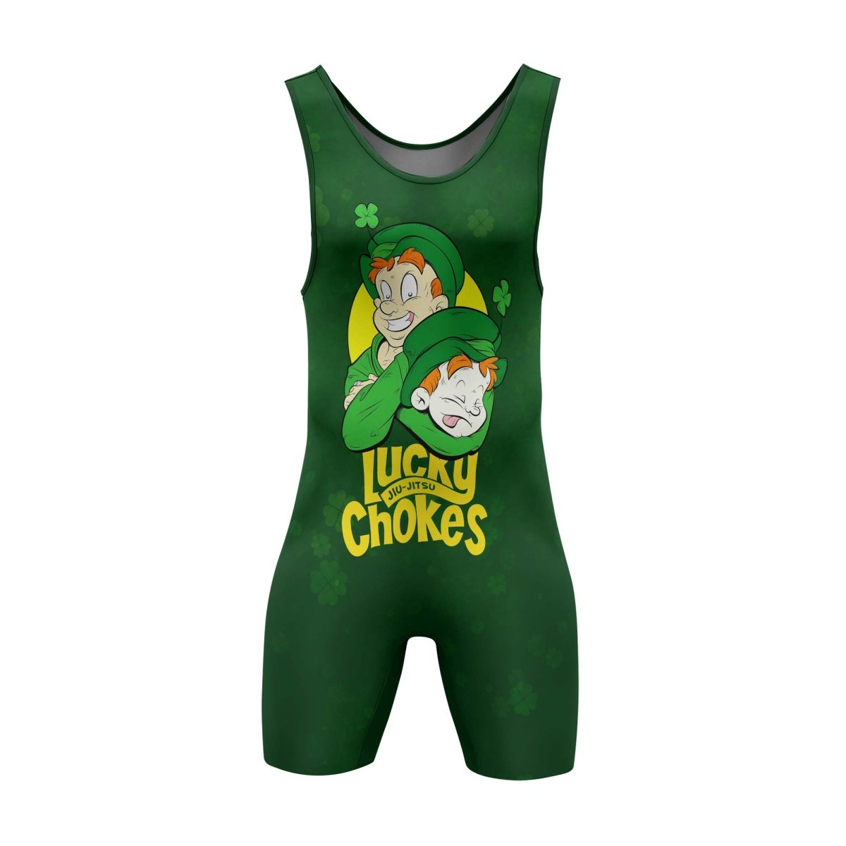 Lucky Jiu - Jitsu Choke Wrestling Singlets - BattleFitGear