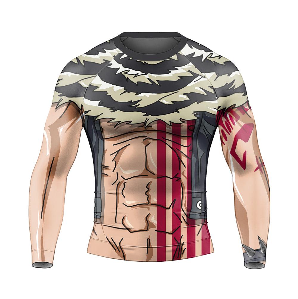 Battlefitgear Katakuri One Piece Long Sleeve Rash Guard