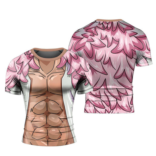 Donquixote Doflamingo Short Sleeve Rash Guard