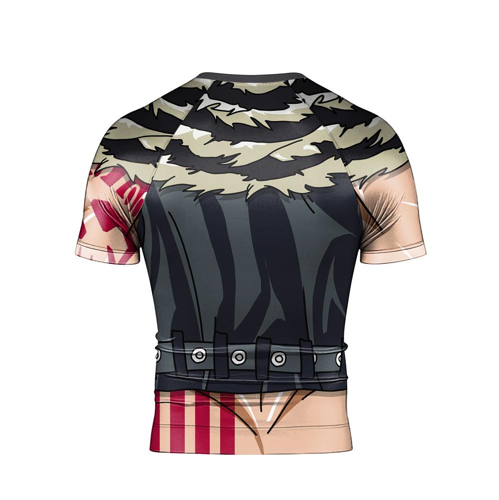 Battlefitgear Katakuri One Piece Short Sleeve Rash Guard