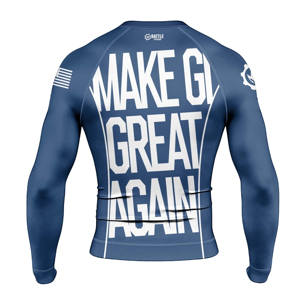Make Gi Great Again Men's Long Sleeve Rash Guard - BattleFitGear