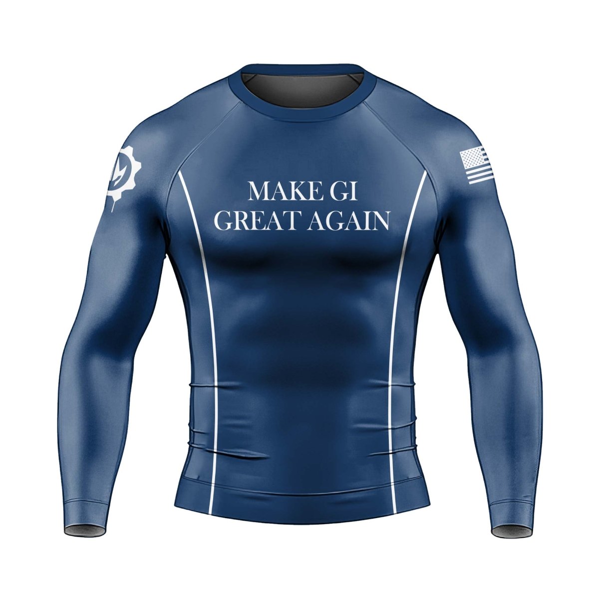 Make Gi Great Again Men's Long Sleeve Rash Guard - BattleFitGear