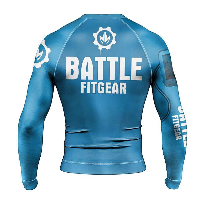 Medic Fighter Men's Long Sleeve Rash Guard - BattleFitGear