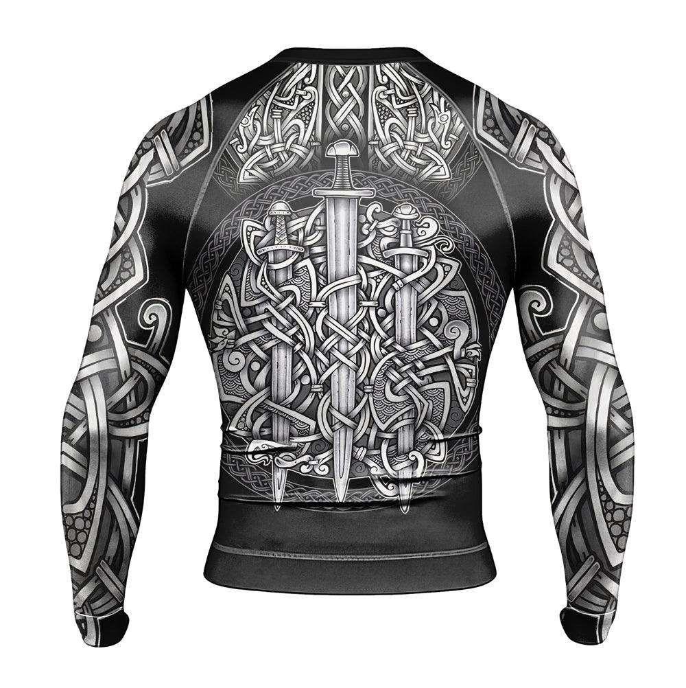 Sword & Shield Viking Men's Long Sleeve Rash Guard