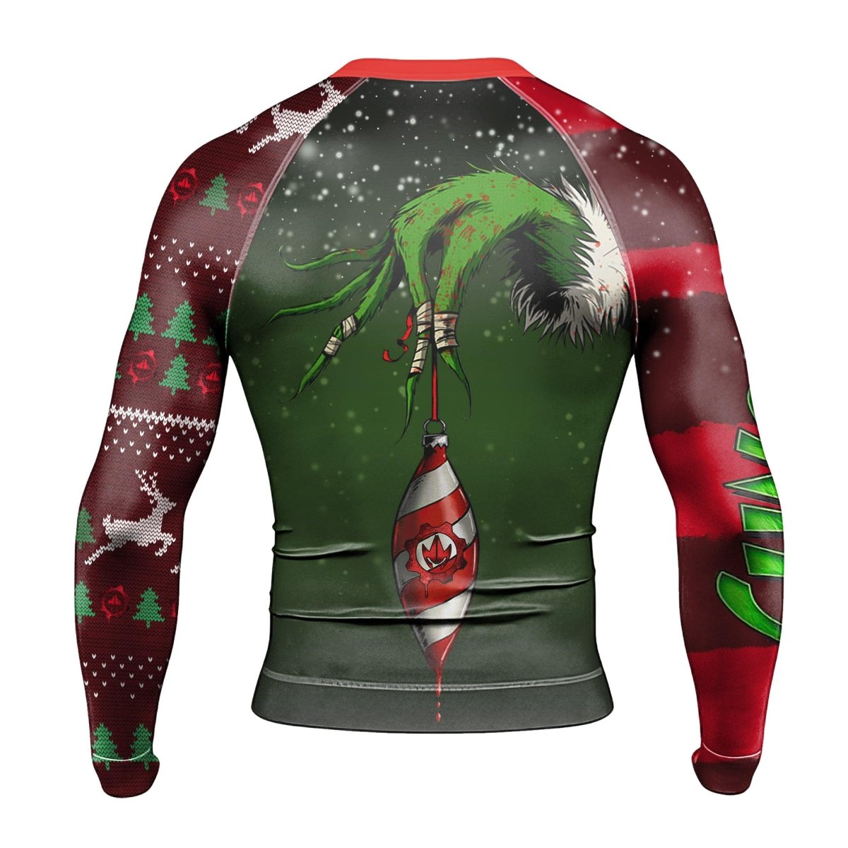 The Clinch Christmas Long Sleeve Rash Guard - BattleFitGear