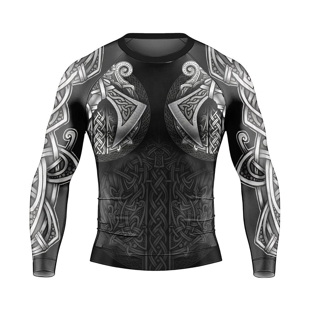 Sword & Shield Viking Men's Long Sleeve Rash Guard