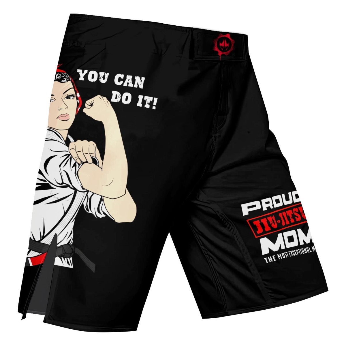 Mom Jiu - Jitsu Fight Shorts - BattleFitGear