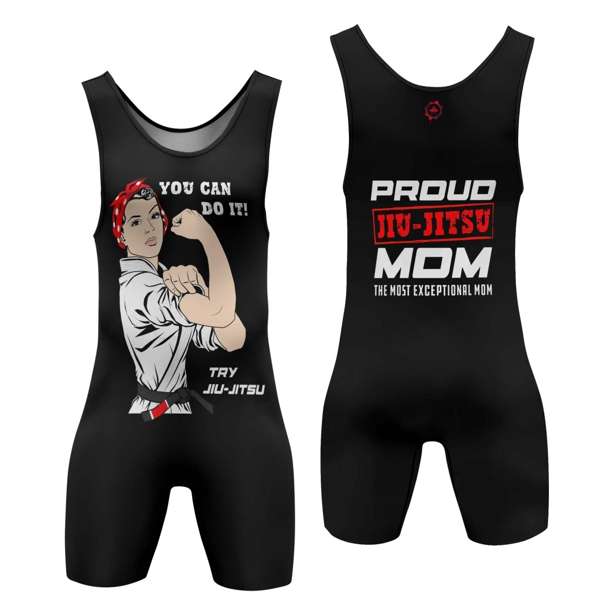 Mom Jiu - Jitsu Wrestling Singlets - BattleFitGear