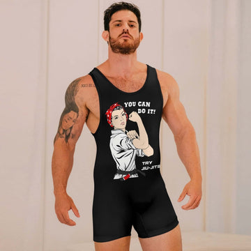 Mom Jiu - Jitsu Wrestling Singlets - BattleFitGear