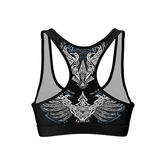 Muninn Eagle Women's Padded Sports Bra - BattleFitGear