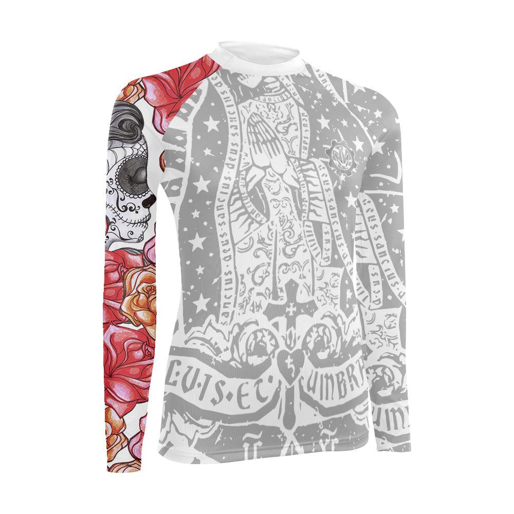 La Santa Muerte Women's Long Sleeve Rash Guard