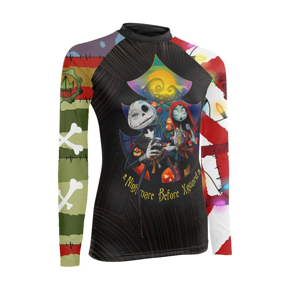 Oogie Boogie Christmas Women's Long Sleeve Rash Guard