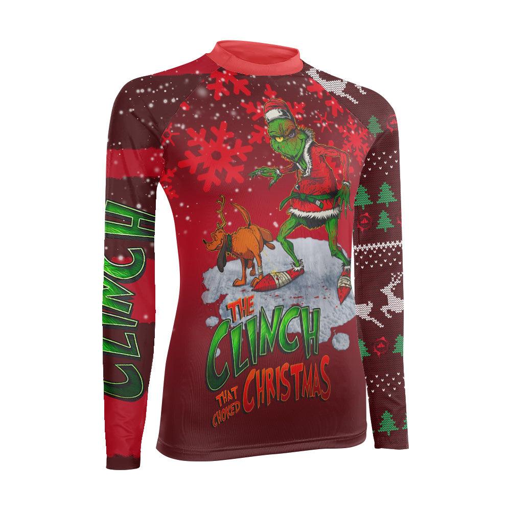The Clinch Christmas Women's Long Sleeve Rash Guard