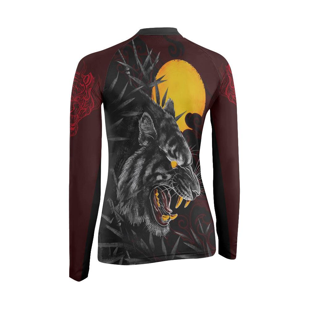 Shadow Tiger Women's Long Sleeve Rash Guard