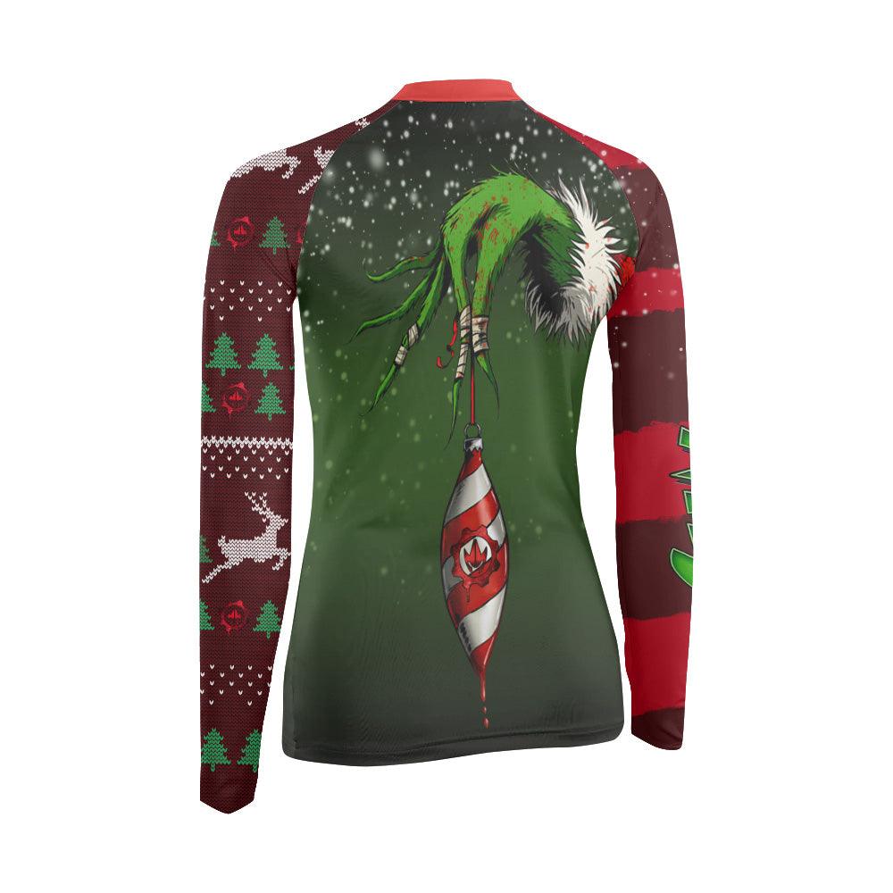 The Clinch Christmas Women's Long Sleeve Rash Guard