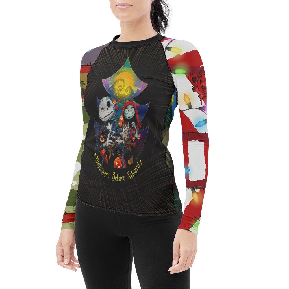 Oogie Boogie Christmas Women's Long Sleeve Rash Guard