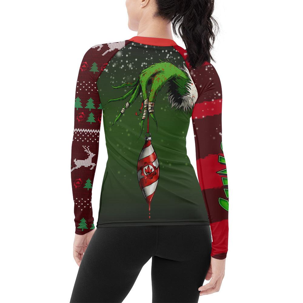 The Clinch Christmas Women's Long Sleeve Rash Guard