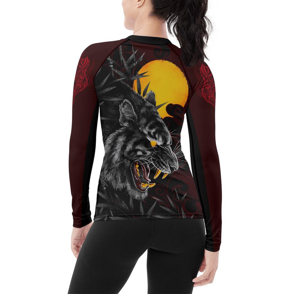 Shadow Tiger Women's Long Sleeve Rash Guard