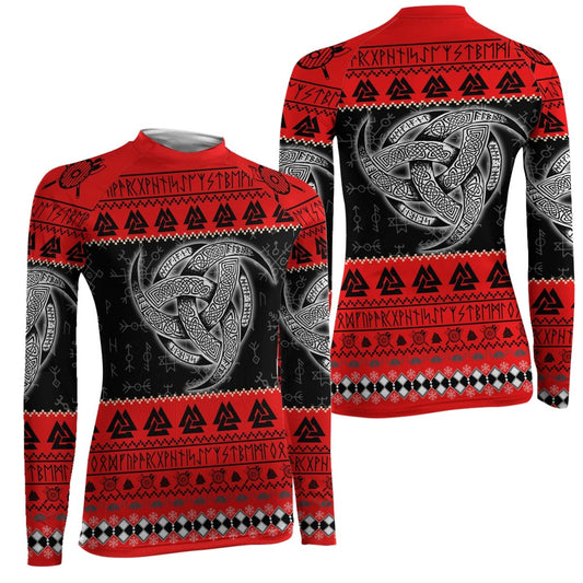 Odin Triskele Women's Long Sleeve Rash Guard - BattleFitGear