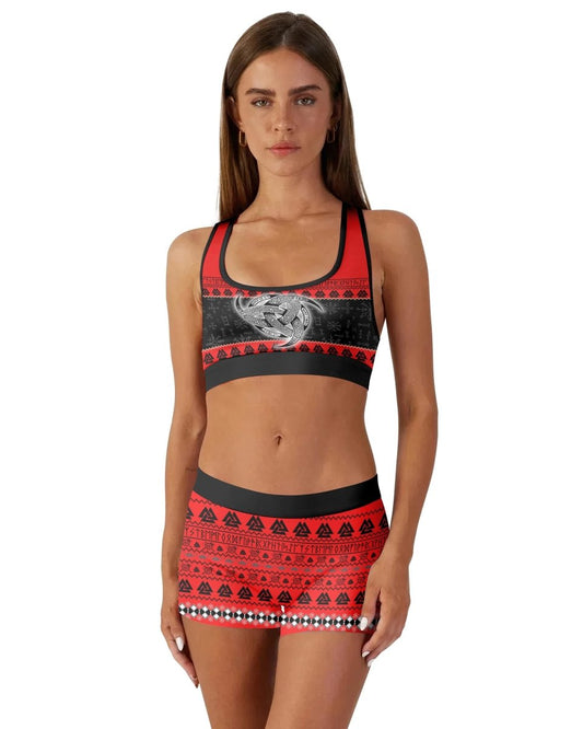 Odin Triskele Women's Padded Sports Bra - BattleFitGear