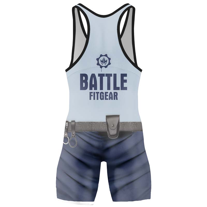 Officer Fighter Wrestling Singlets - BattleFitGear