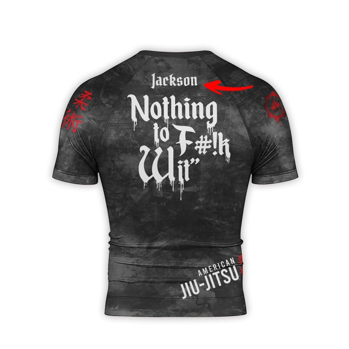 Personalized Painting American Flag Men's Short Sleeve Rash Guard - BattleFitGear